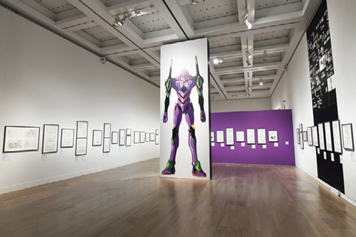 東京会場の様子（提供：庵野秀明展実行委員会）