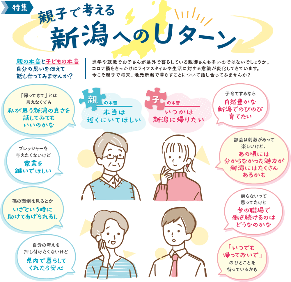 親子で考える新潟へのUターン