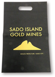 佐渡島の金山オリジナルバッグ