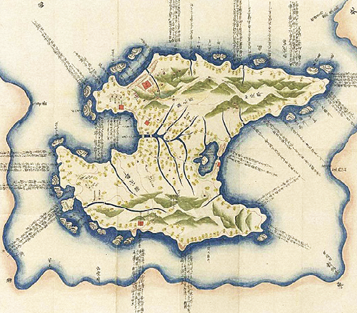 佐州全図(当館蔵)